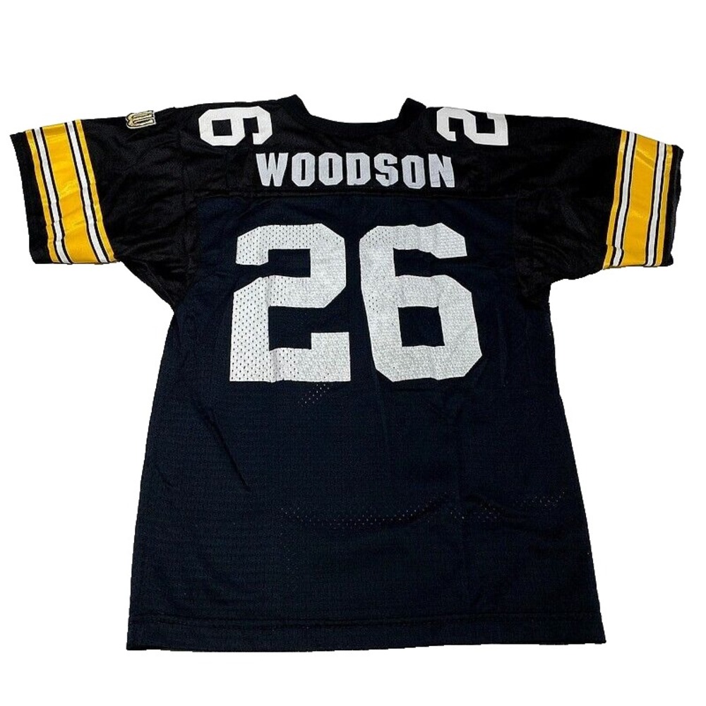 VTG Rod Woodson PIttsburgh Steelers Jersey Youth S Wilson NFL Football HOF‎